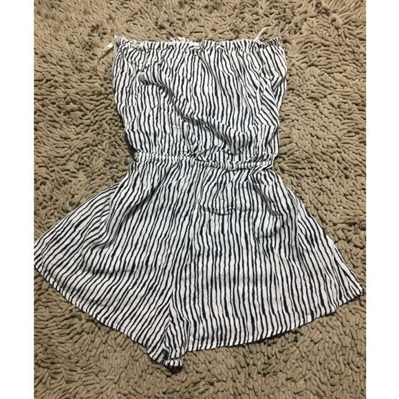 h&m striped romper - Picture 1 of 3
